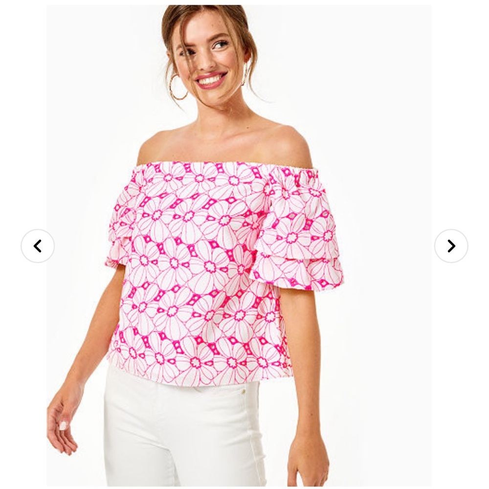 Lilly Pulitzer off the shoulder XS